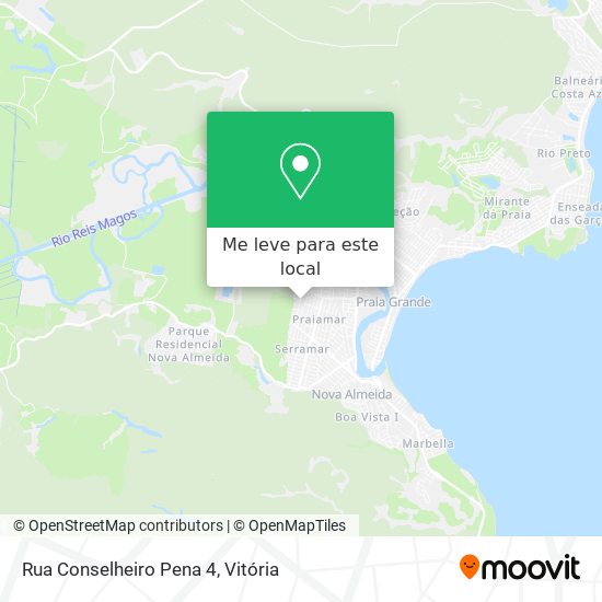 Rua Conselheiro Pena 4 mapa