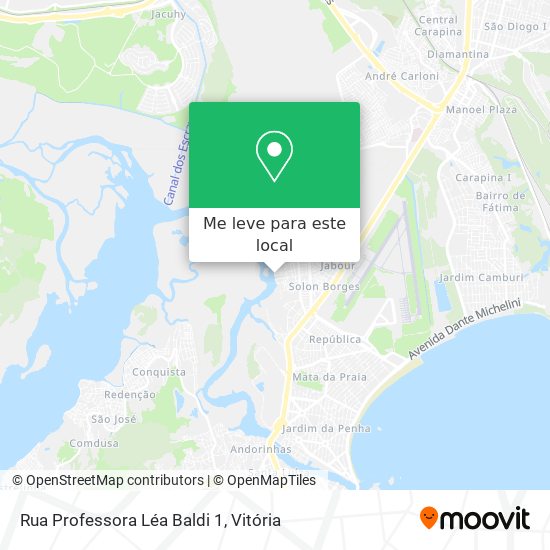 Rua Professora Léa Baldi 1 mapa