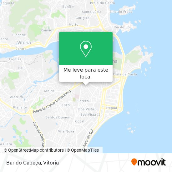 Bar do Cabeça mapa