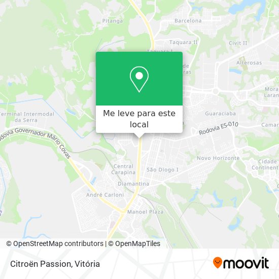 Citroën Passion mapa