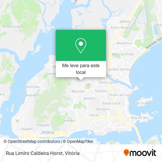 Rua Limiro Caldeira Horst mapa