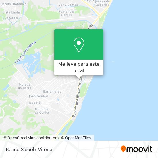 Banco Sicoob mapa