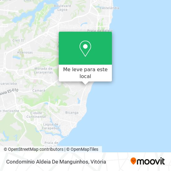 Condomínio Aldeia De Manguinhos mapa