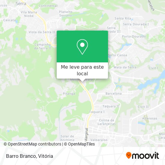 Barro Branco mapa