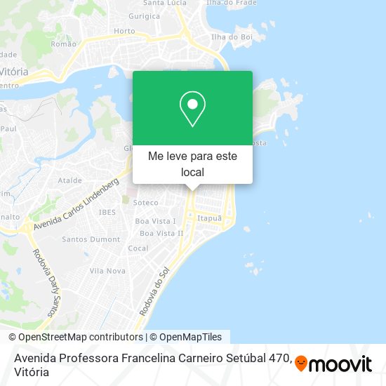Avenida Professora Francelina Carneiro Setúbal 470 mapa