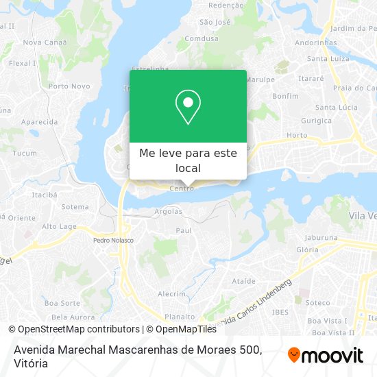 Avenida Marechal Mascarenhas de Moraes 500 mapa