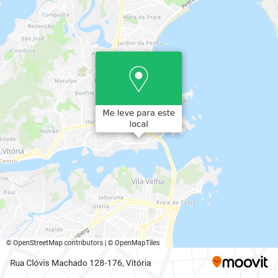 Rua Clóvis Machado 128-176 mapa