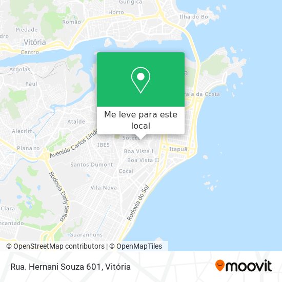 Rua. Hernani Souza 601 mapa