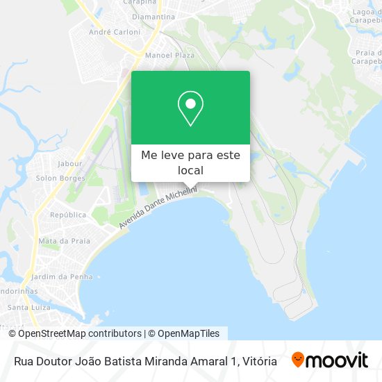 Rua Doutor João Batista Miranda Amaral 1 mapa