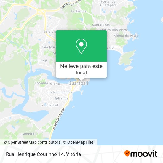 Rua Henrique Coutinho 14 mapa