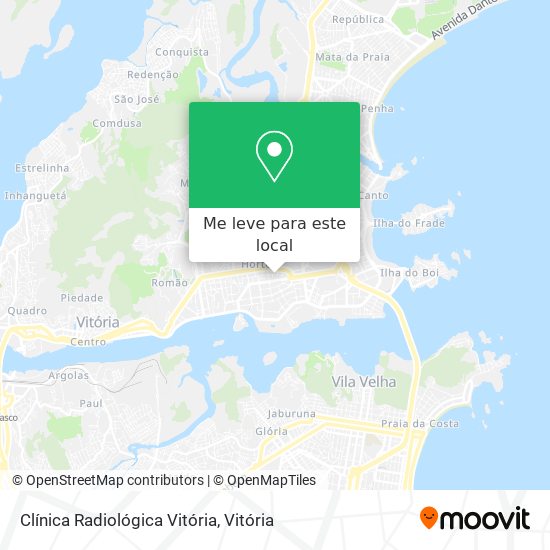 Clínica Radiológica Vitória mapa