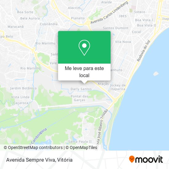 Avenida Sempre Viva mapa