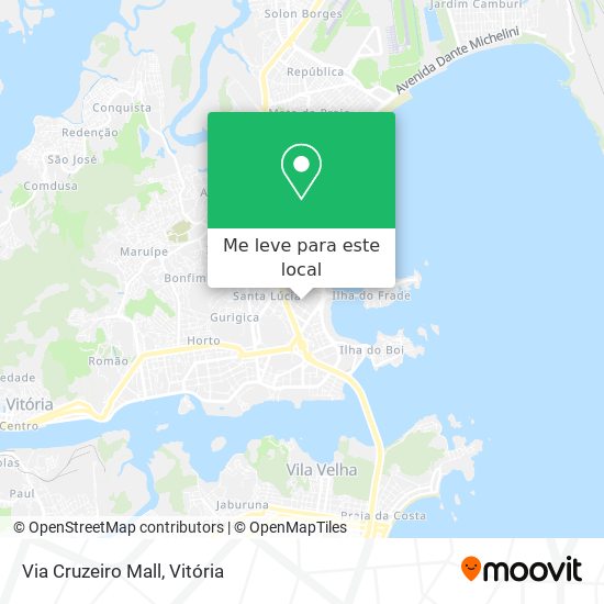 Via Cruzeiro Mall mapa