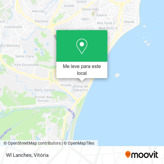 Wl Lanches mapa