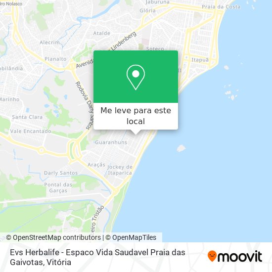 Evs Herbalife - Espaco Vida Saudavel Praia das Gaivotas mapa