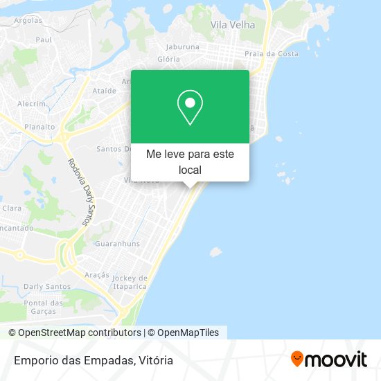 Emporio das Empadas mapa