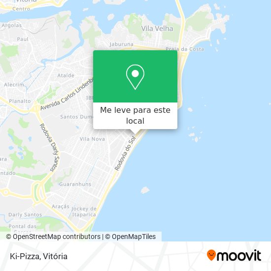 Ki-Pizza mapa