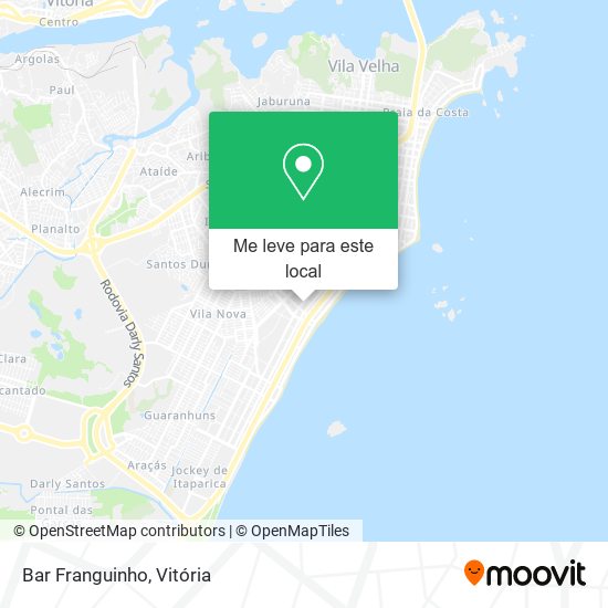 Bar Franguinho mapa