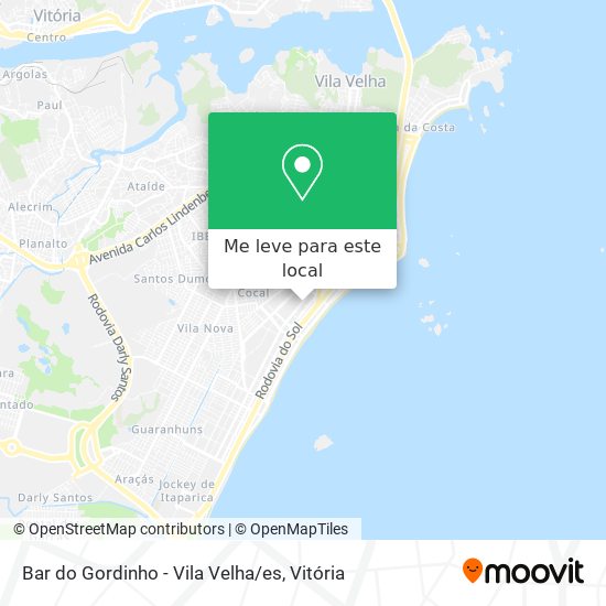 Bar do Gordinho - Vila Velha / es mapa
