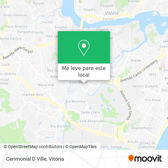 Cerimonial D Ville mapa