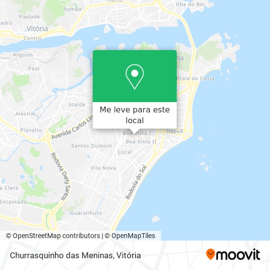 Churrasquinho das Meninas mapa