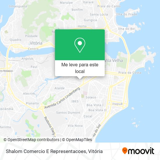 Shalom Comercio E Representacoes mapa