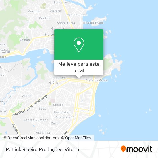 Patrick Ribeiro Produções mapa