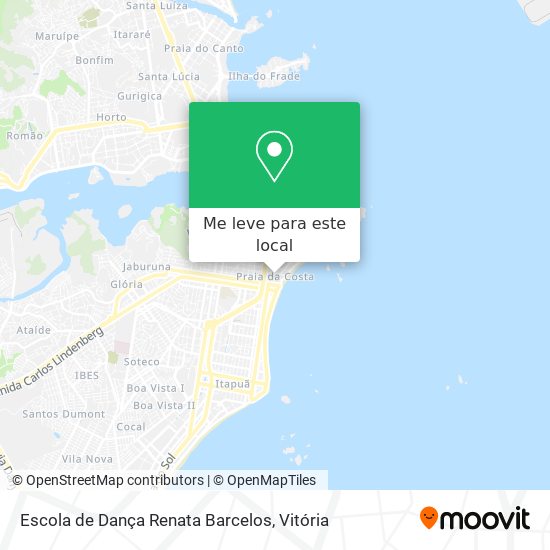 Escola de Dança Renata Barcelos mapa