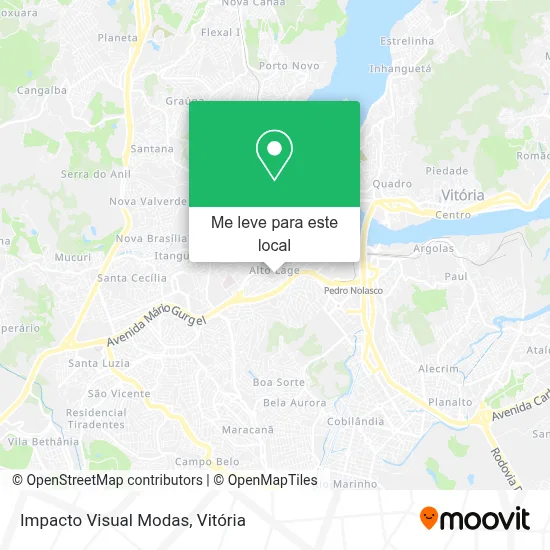 Impacto Visual Modas mapa