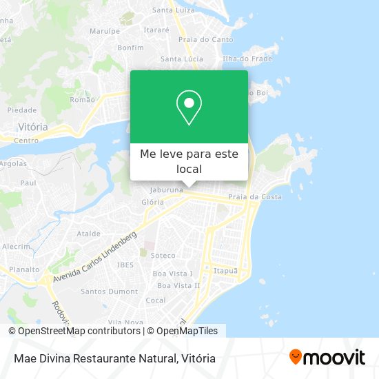 Mae Divina Restaurante Natural mapa