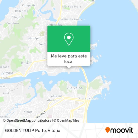 GOLDEN TULIP Porto mapa