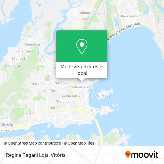 Regina Pagani Loja mapa