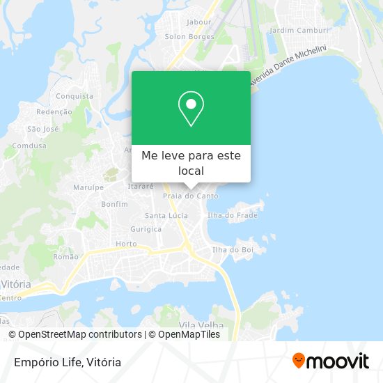 Empório Life mapa