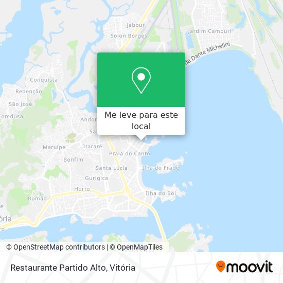Restaurante Partido Alto mapa