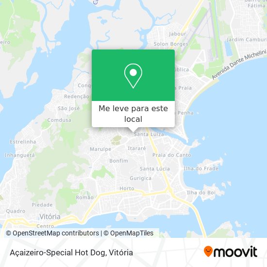 Açaizeiro-Special Hot Dog mapa