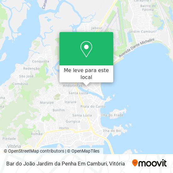 Bar do João Jardim da Penha Em Camburi mapa