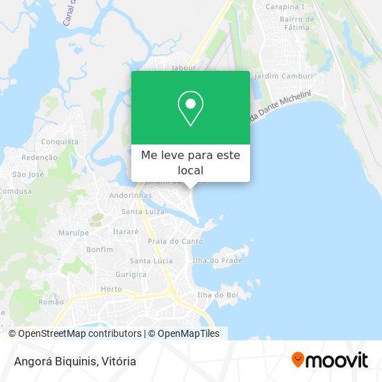 Angorá Biquinis mapa