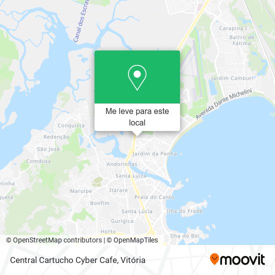 Central Cartucho Cyber Cafe mapa