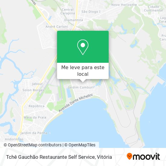 Tchê Gauchão Restaurante Self Service mapa