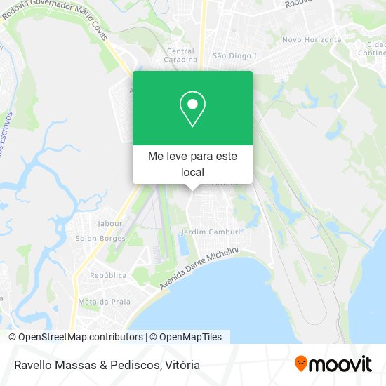 Ravello Massas & Pediscos mapa