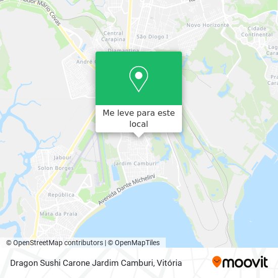 Dragon Sushi Carone Jardim Camburi mapa