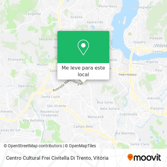 Centro Cultural Frei Civitella Di Trento mapa