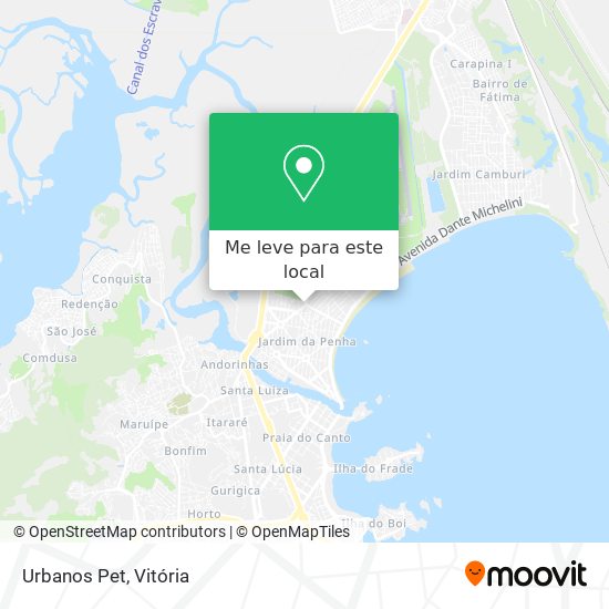 Urbanos Pet mapa