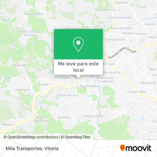 Mila Transportes mapa