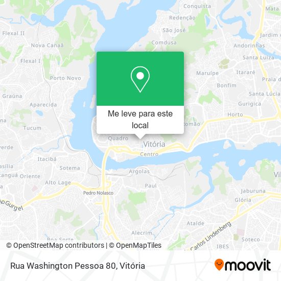 Rua Washington Pessoa 80 mapa