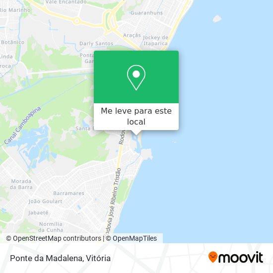 Ponte da Madalena mapa