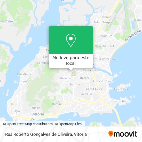 Rua Roberto Gonçalves de Oliveira mapa