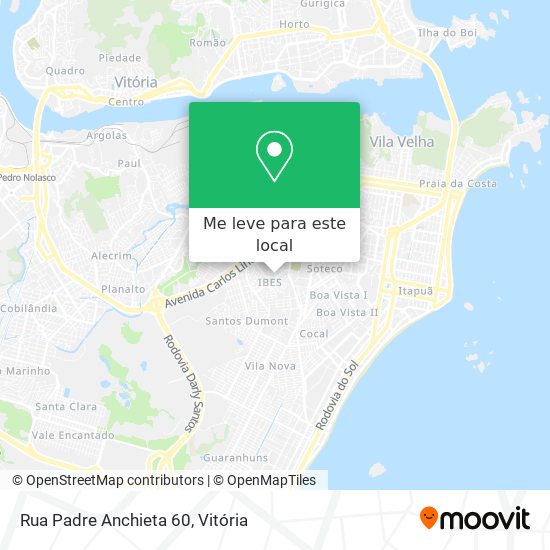 Rua Padre Anchieta 60 mapa