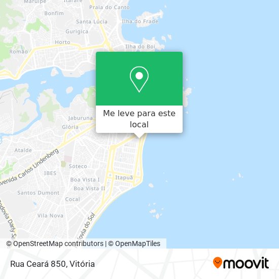 Rua Ceará 850 mapa