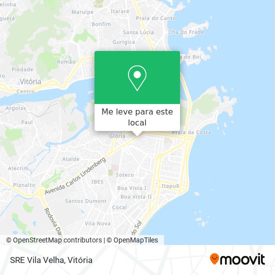 SRE Vila Velha mapa
